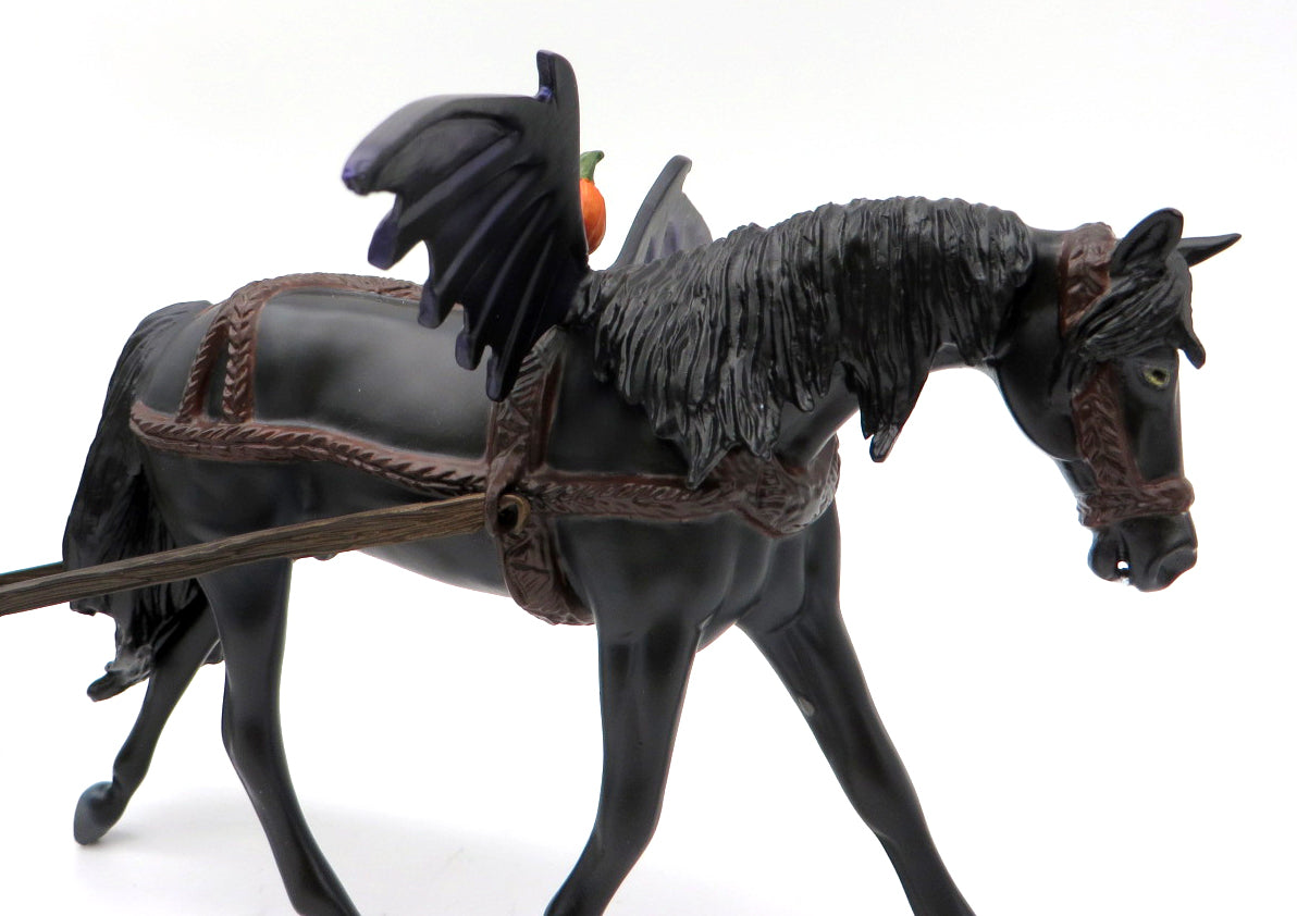 Hay Ride-OOAK Deco Warmblood Pebbles Painted by Kayla 11/8/21