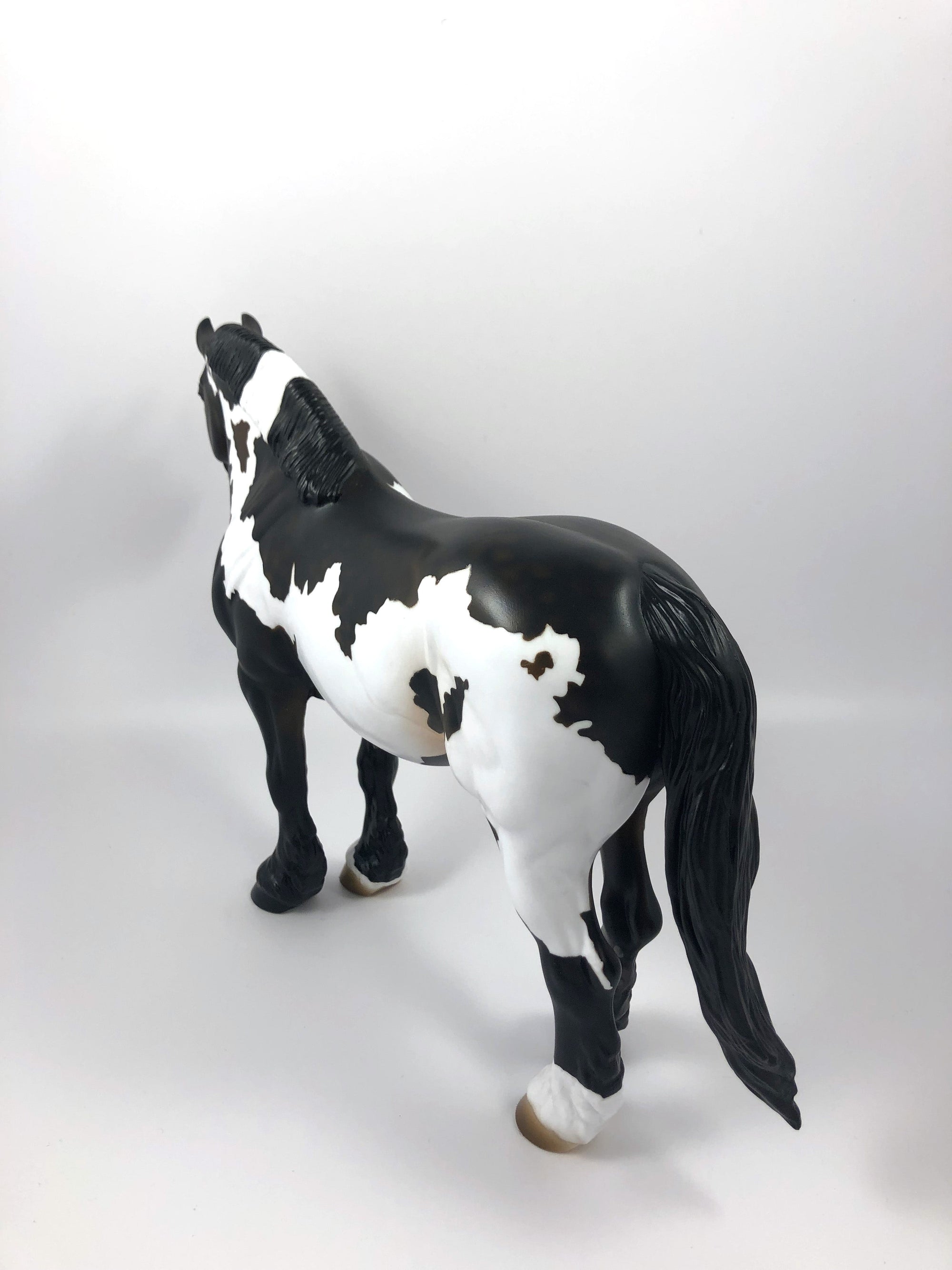 MAIA-OOAK- BAY PAINT HEAVY DRAFT MARE BY AUDREY DIXON SHCF 19