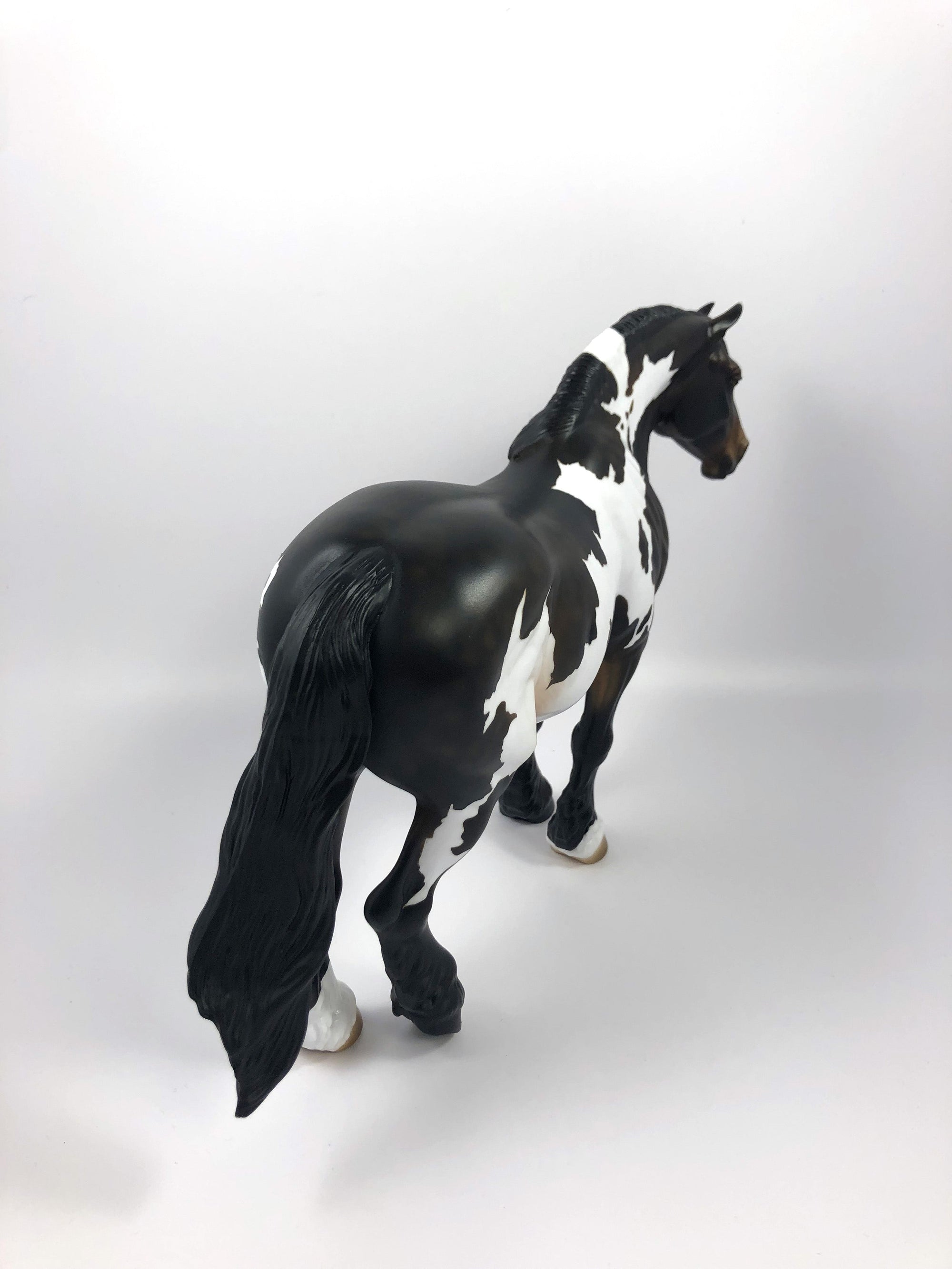 MAIA-OOAK- BAY PAINT HEAVY DRAFT MARE BY AUDREY DIXON SHCF 19