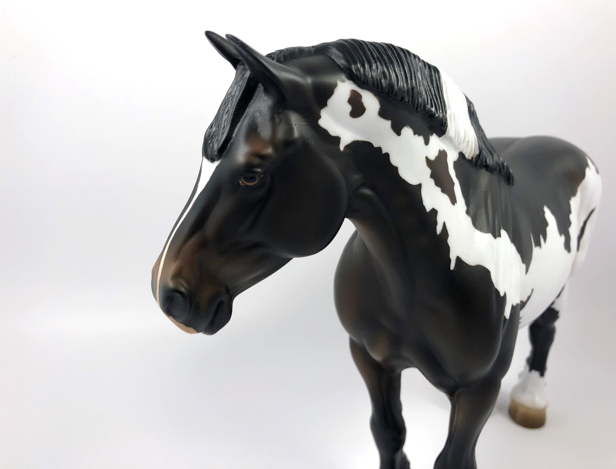 MAIA-OOAK- BAY PAINT HEAVY DRAFT MARE BY AUDREY DIXON SHCF 19