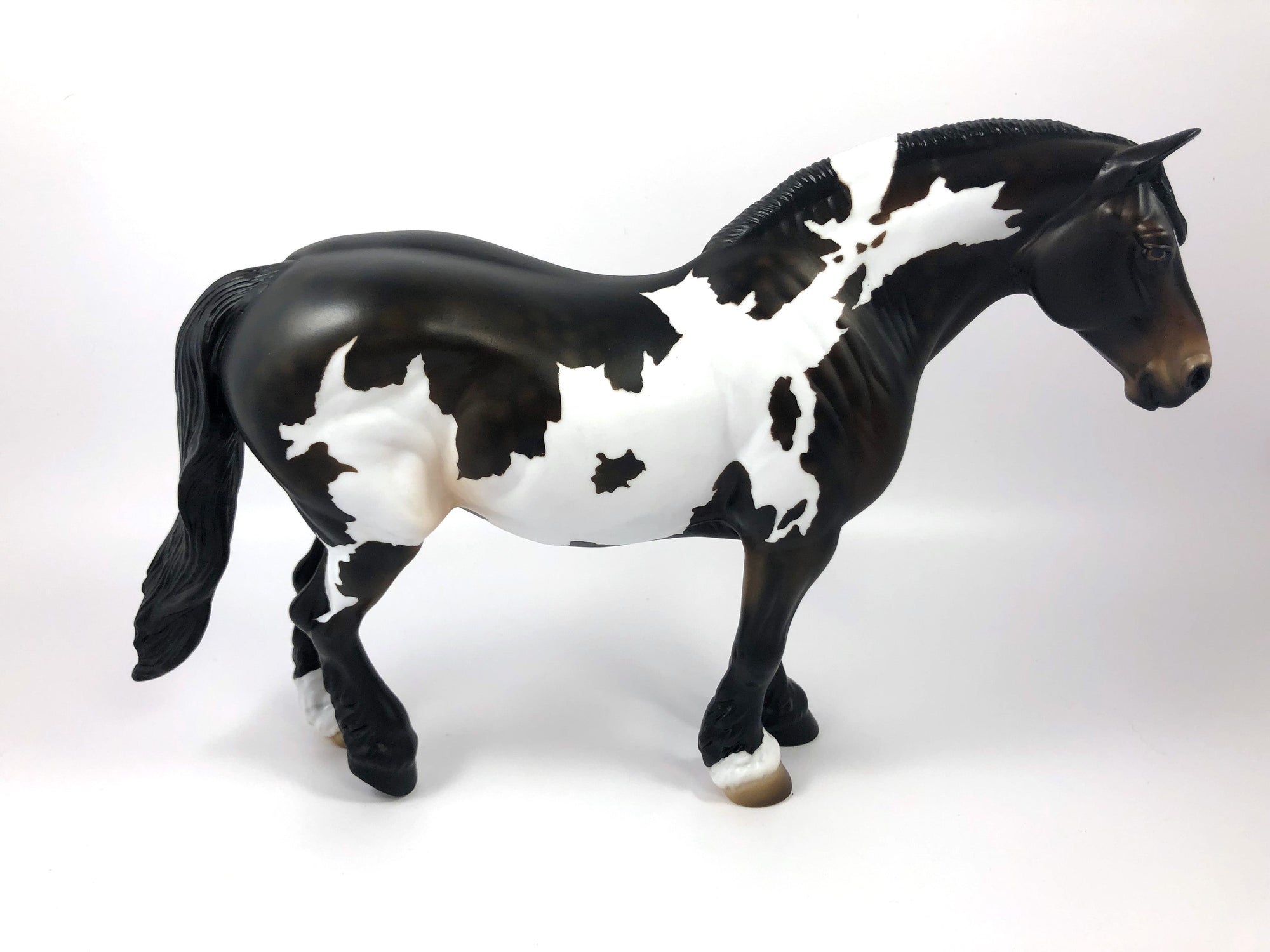 MAIA-OOAK- BAY PAINT HEAVY DRAFT MARE BY AUDREY DIXON SHCF 19