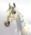 HEARTS OF FIRE-OOAK VALENTINE DECO ARABIAN MODEL HORSE 2/7/20