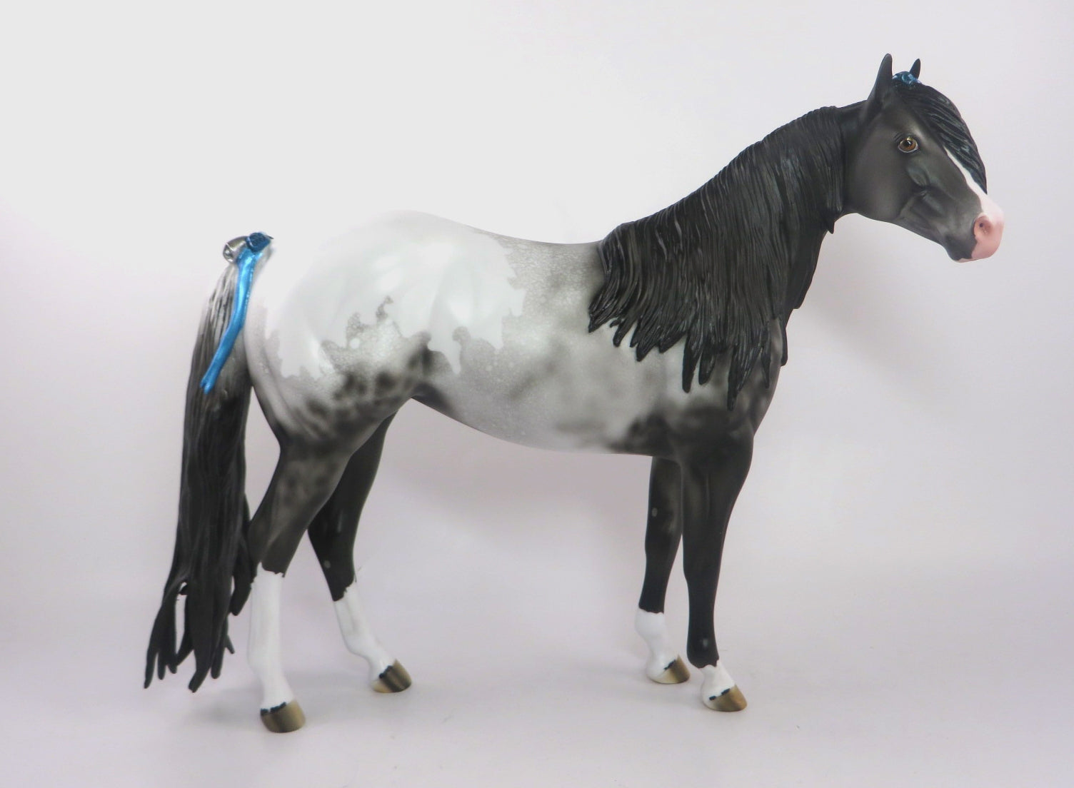 HEAVEN SENT-OOAK NO SPOT APPALOOSA ISH MODEL HORSE 1219/19