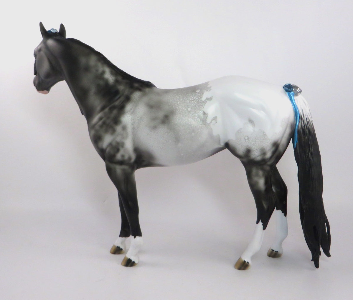 HEAVEN SENT-OOAK NO SPOT APPALOOSA ISH MODEL HORSE 1219/19
