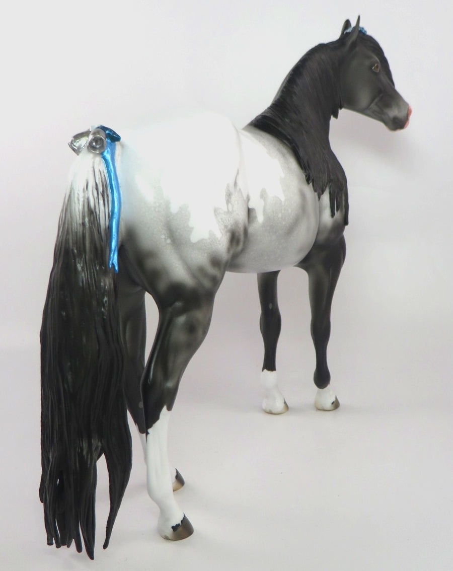 HEAVEN SENT-OOAK NO SPOT APPALOOSA ISH MODEL HORSE 1219/19