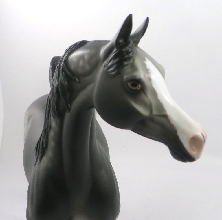 HEAVENLY-OOAK STAR DAPPLE GREY ARABIAN BY SHERYL LEISURE 12/27/19
