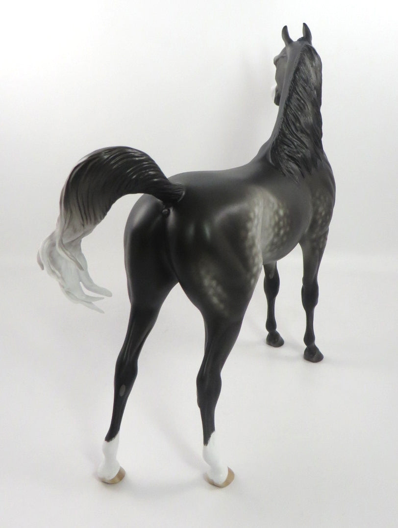 HEAVENLY-OOAK STAR DAPPLE GREY ARABIAN BY SHERYL LEISURE 12/27/19
