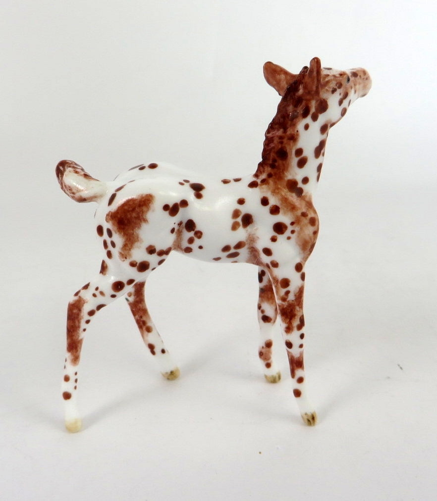 HEINEMANN - OOAK RED CHESTNUT APPY CHIP FOAL BY ANDREA THOMASON WHS 19