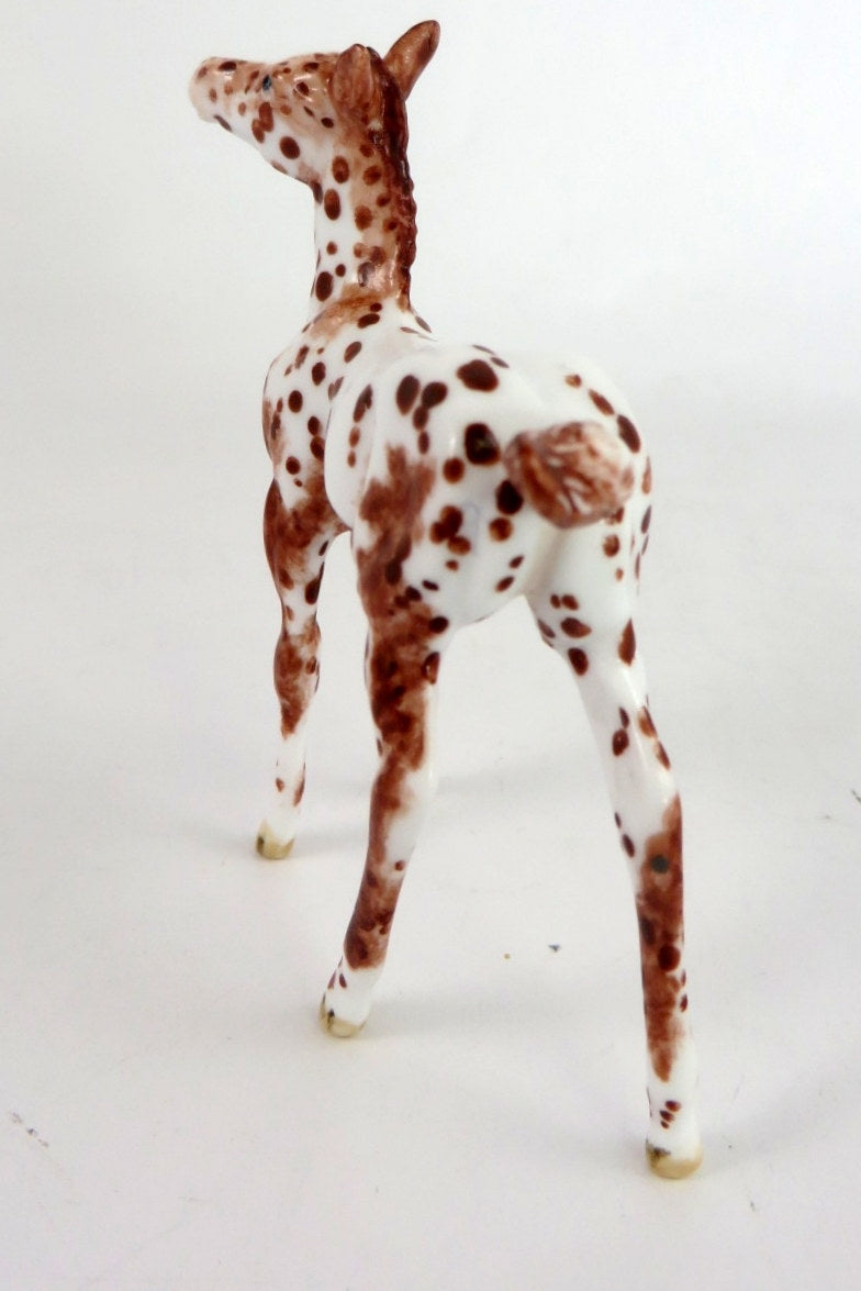 HEINEMANN - OOAK RED CHESTNUT APPY CHIP FOAL BY ANDREA THOMASON WHS 19