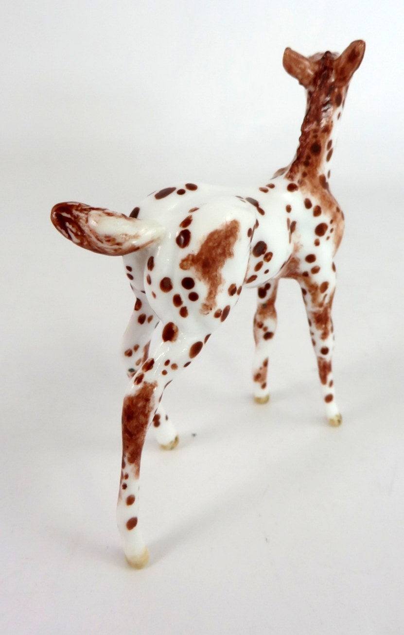 HEINEMANN - OOAK RED CHESTNUT APPY CHIP FOAL BY ANDREA THOMASON WHS 19