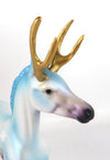 HERE COMES SANTA CLAUS - OOAK  BLUE REINDEER FOAL MODEL  CHRISTMAS HORSE BY MELISSA FOX WHS19