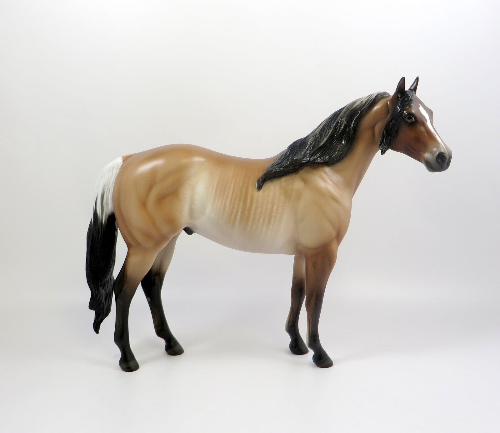 HERMES-OOAK BAY ROAN ROBICANO ISH MODEL HORSE BY SHERYL LEISURE EQ 19