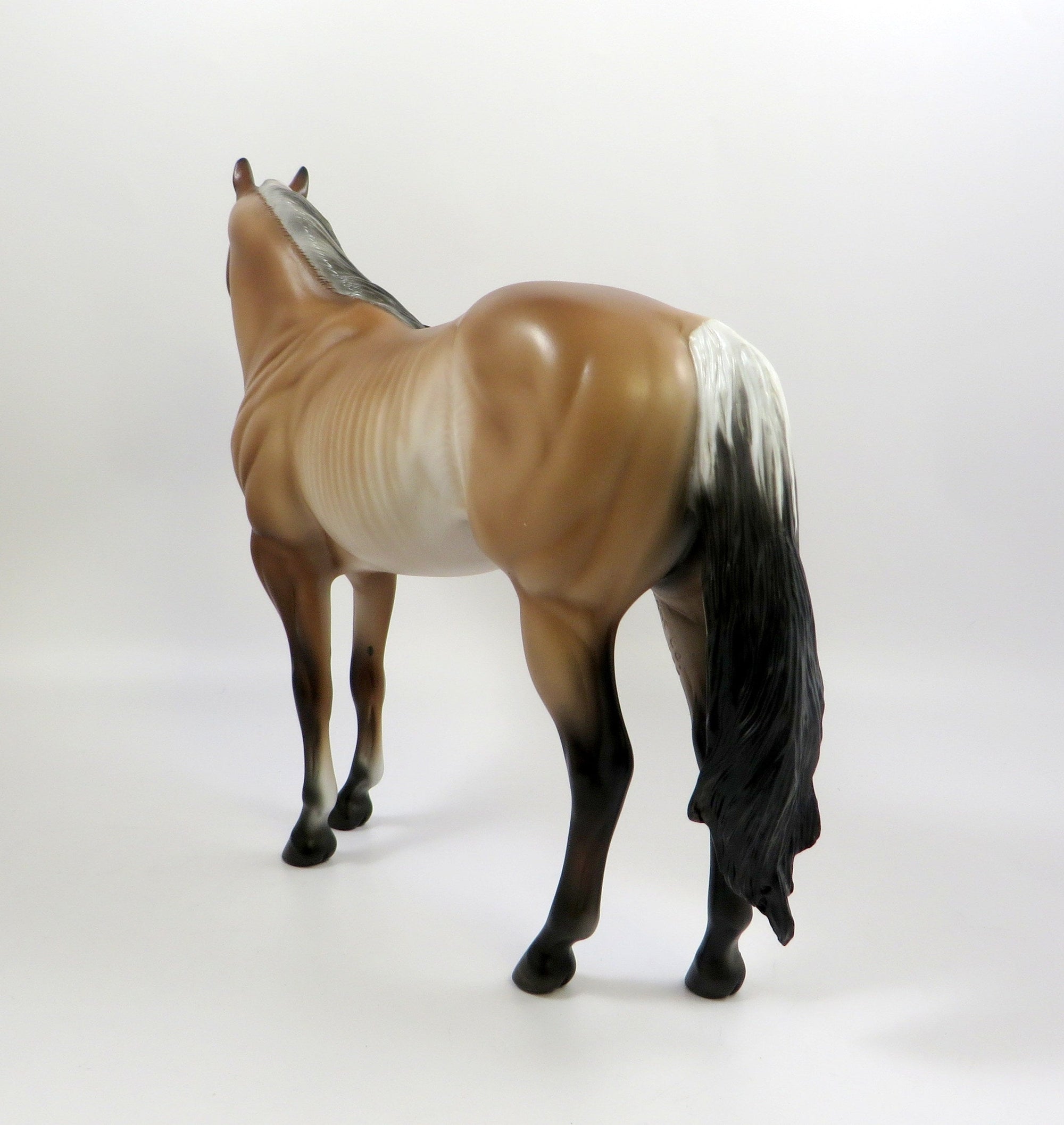 HERMES-OOAK BAY ROAN ROBICANO ISH MODEL HORSE BY SHERYL LEISURE EQ 19
