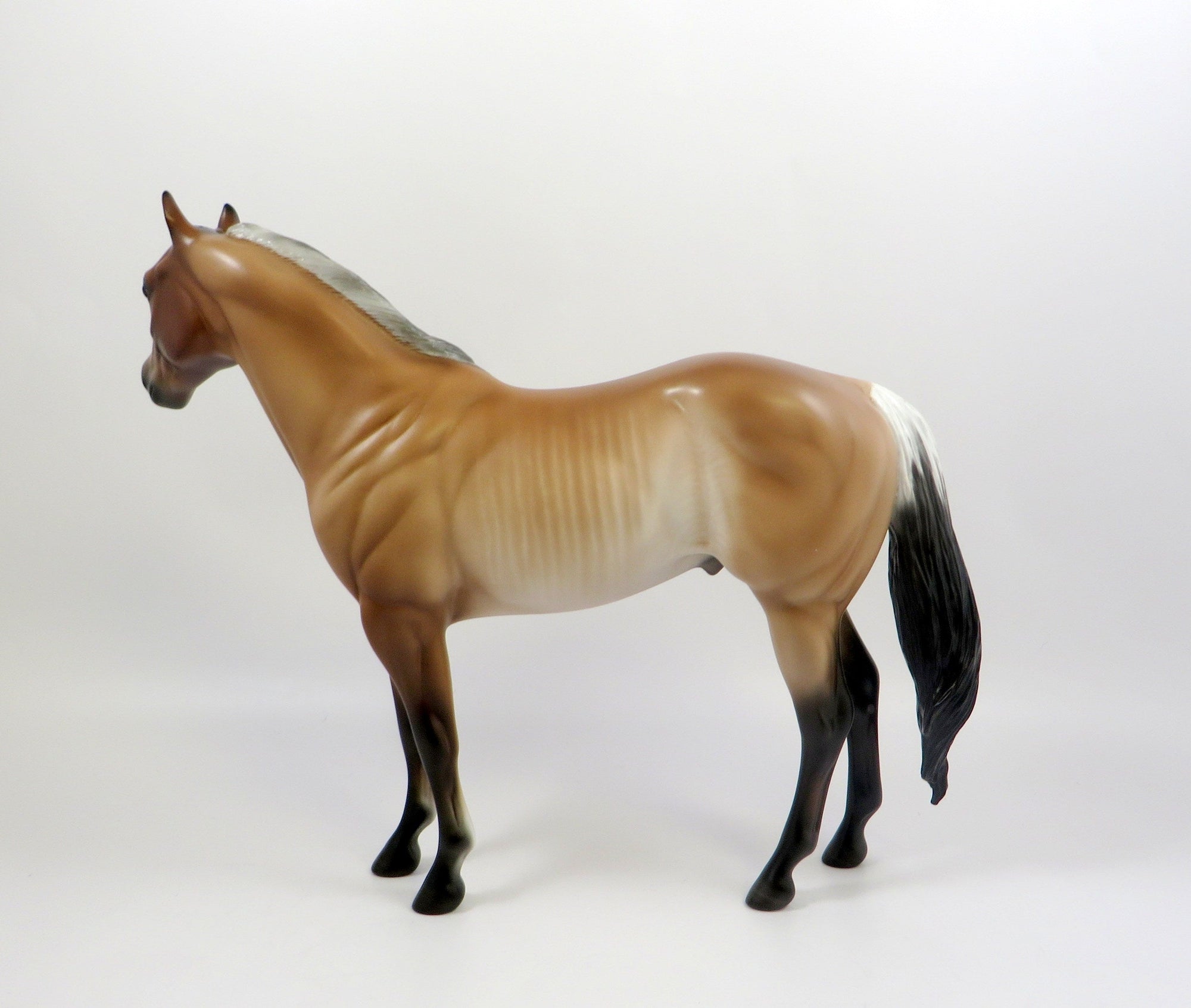 HERMES-OOAK BAY ROAN ROBICANO ISH MODEL HORSE BY SHERYL LEISURE EQ 19