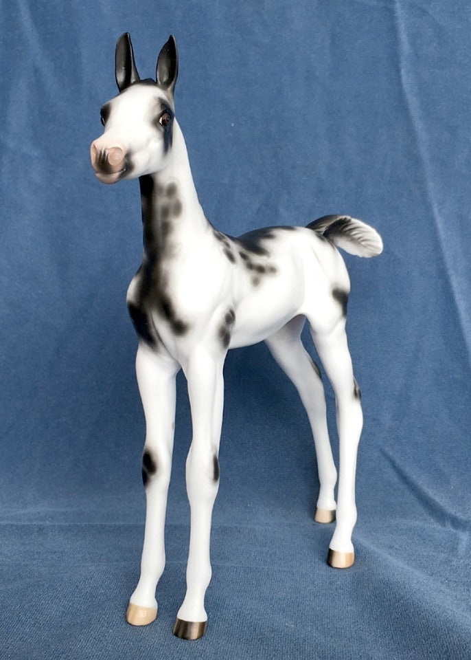 SLAP HAPPY-OOAK SPOTTED MULE FOAL BY SHERYL LEISURE 4/22/20