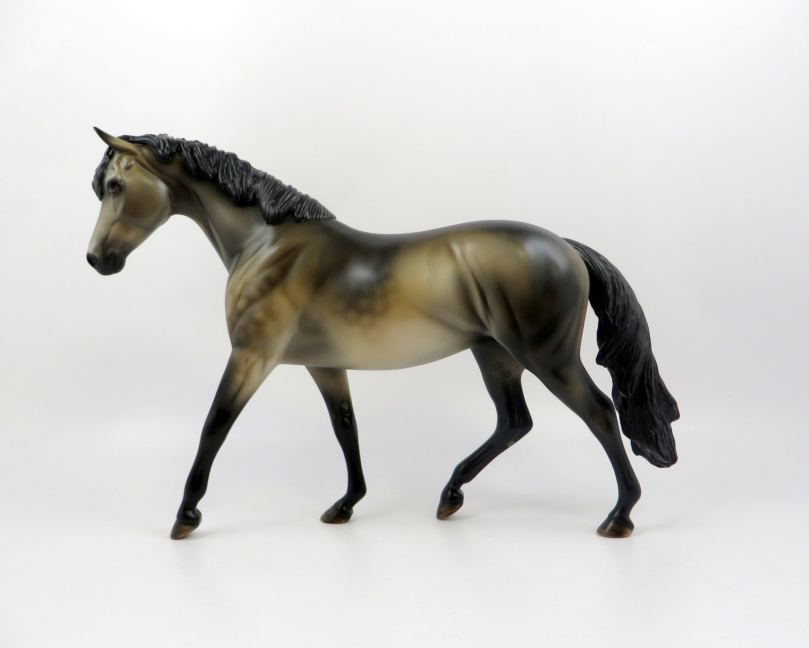 HONOR-OOAK SOOTY BUCKSKIN PONY MODEL HORSE EQ 19