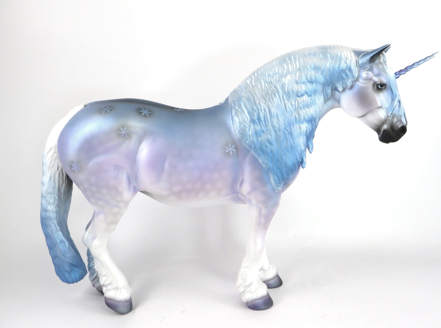 HOPE-OOAK HOLIDAY DECORATOR HEAVY DRAFT MARE MODEL HORSE WHS 19