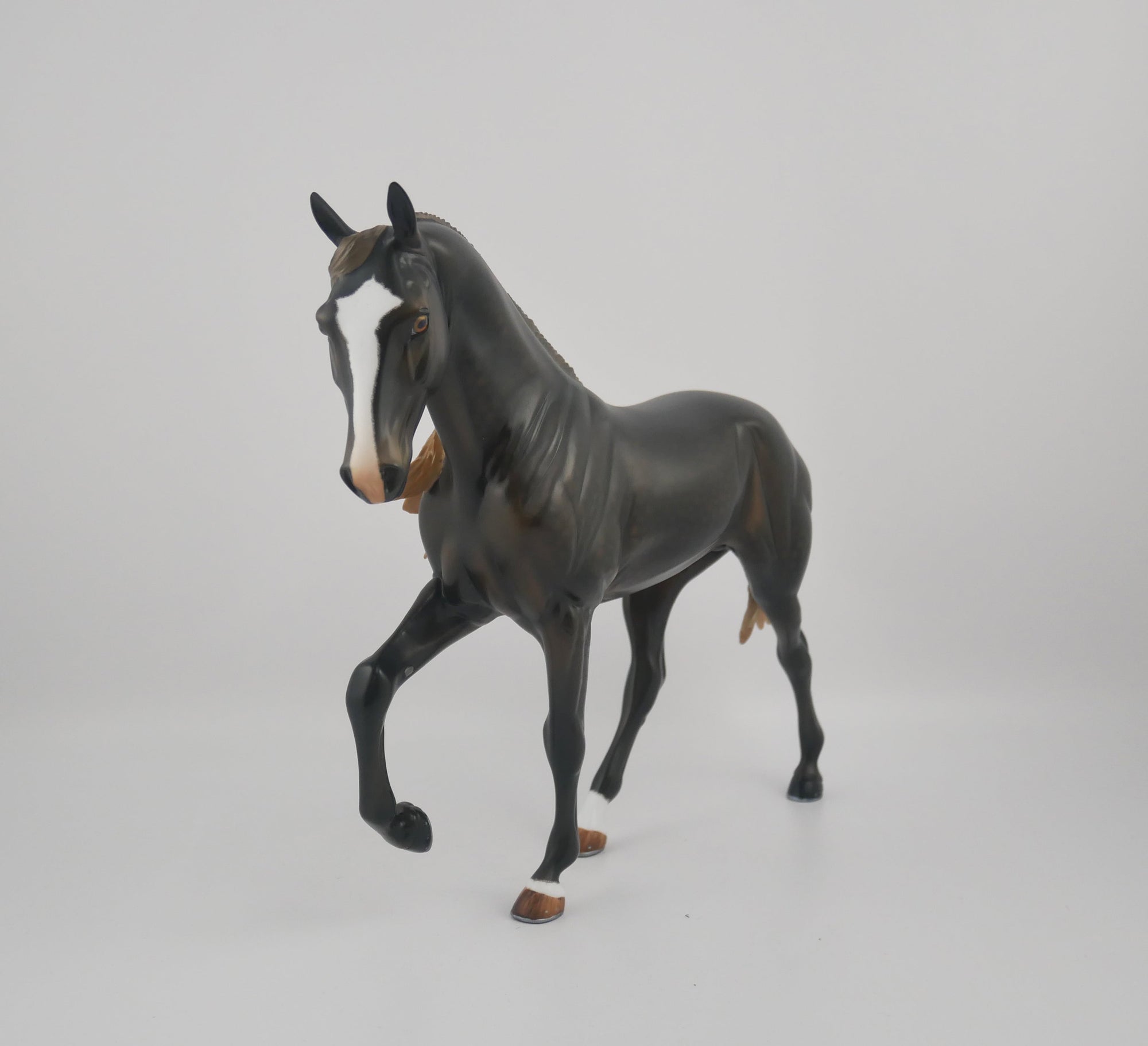 Horrace-OOAK Dapple Flaxen Chestnut Tennessee Walker By Audrey Dixon