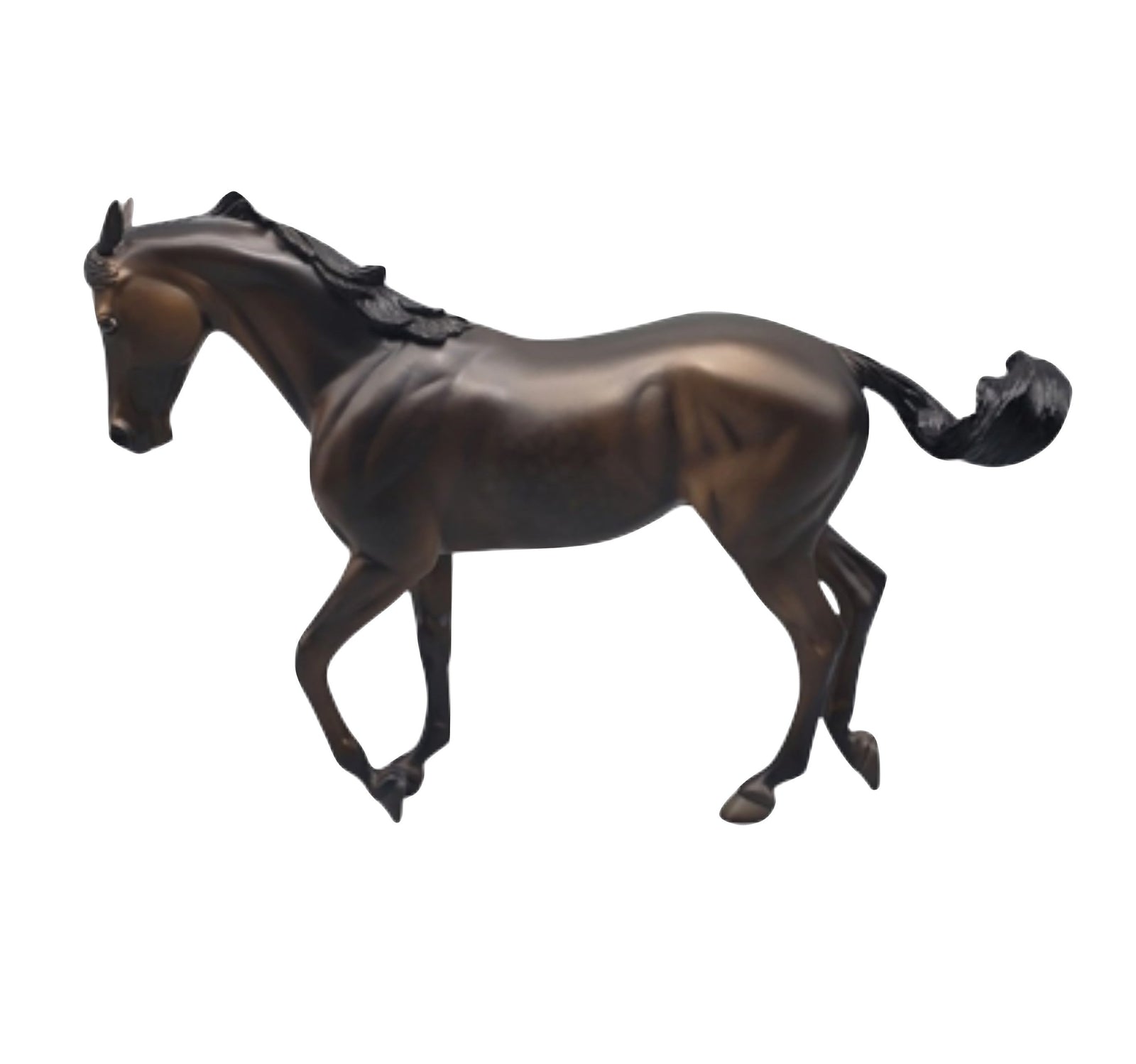 Slew Came Through Dapple Bay Custom Pinned Ear Thoroughbred By Dawn Quick AoTH23