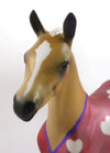 HOT PINK-OOAK PALOMINO FOAL MODEL HORSE 2/13/20