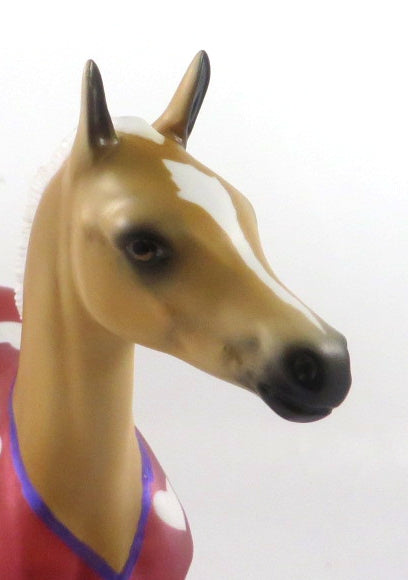 HOT PINK-OOAK PALOMINO FOAL MODEL HORSE 2/13/20
