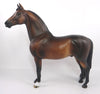 HOW NO - OOAK DARK DAPPLE BAY MORGAN MODEL HORSE BY SHERYL LEISURE