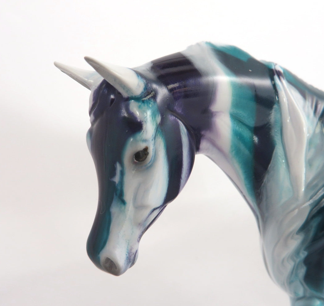 HUCKLEBERRY RIBBON CANDY - OOAK RIBBON CANDY ARABIAN MARE PEBBLES BY MISSY FOX WHS19