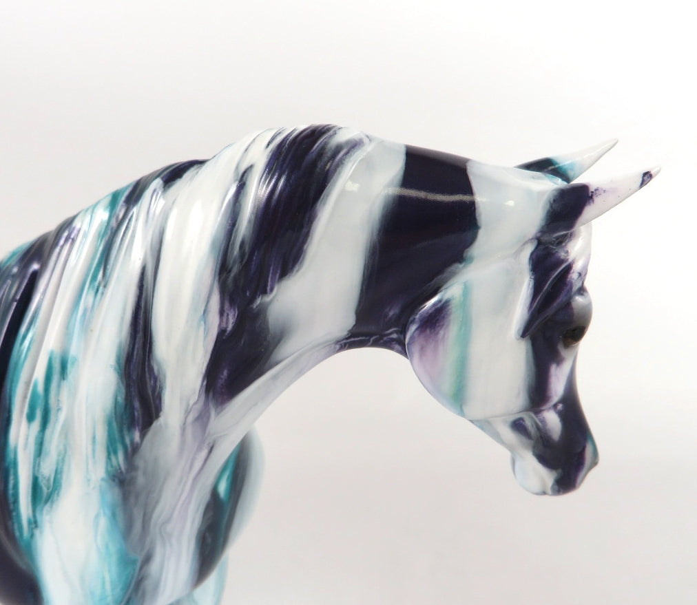 HUCKLEBERRY RIBBON CANDY - OOAK RIBBON CANDY ARABIAN MARE PEBBLES BY MISSY FOX WHS19