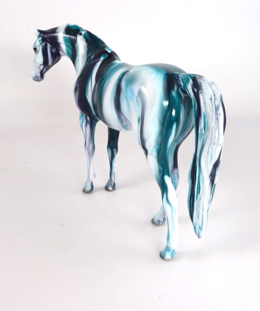 HUCKLEBERRY RIBBON CANDY - OOAK RIBBON CANDY ARABIAN MARE PEBBLES BY MISSY FOX WHS19