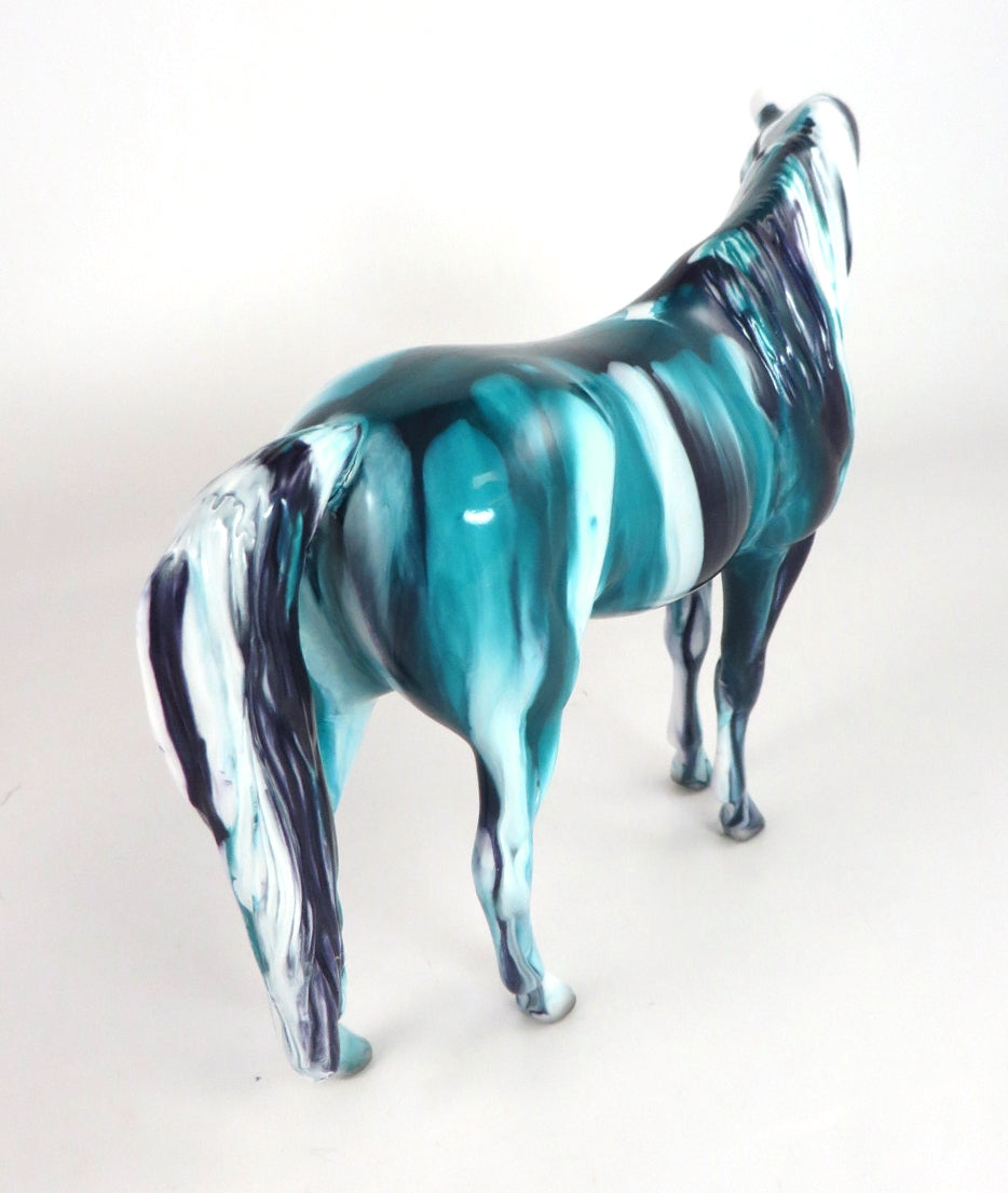 HUCKLEBERRY RIBBON CANDY - OOAK RIBBON CANDY ARABIAN MARE PEBBLES BY MISSY FOX WHS19