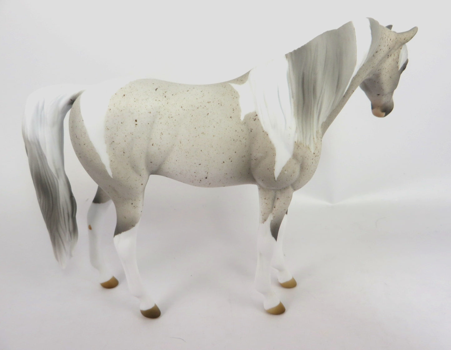 ICE MAIDEN-OOAK FLEABIT GREY ARABIAN MARE PEBBLES BY AUDREY DIXON WHS 19