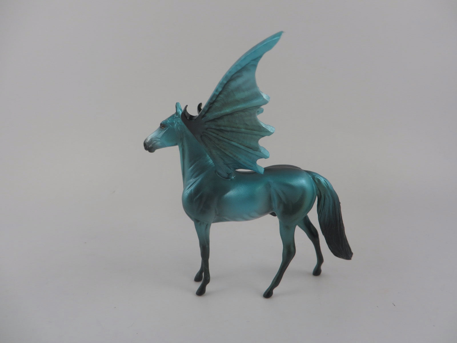 IGOR-OOAK BLUE MORGAN BAT CHIP DECORATOR BY MISSY FOX