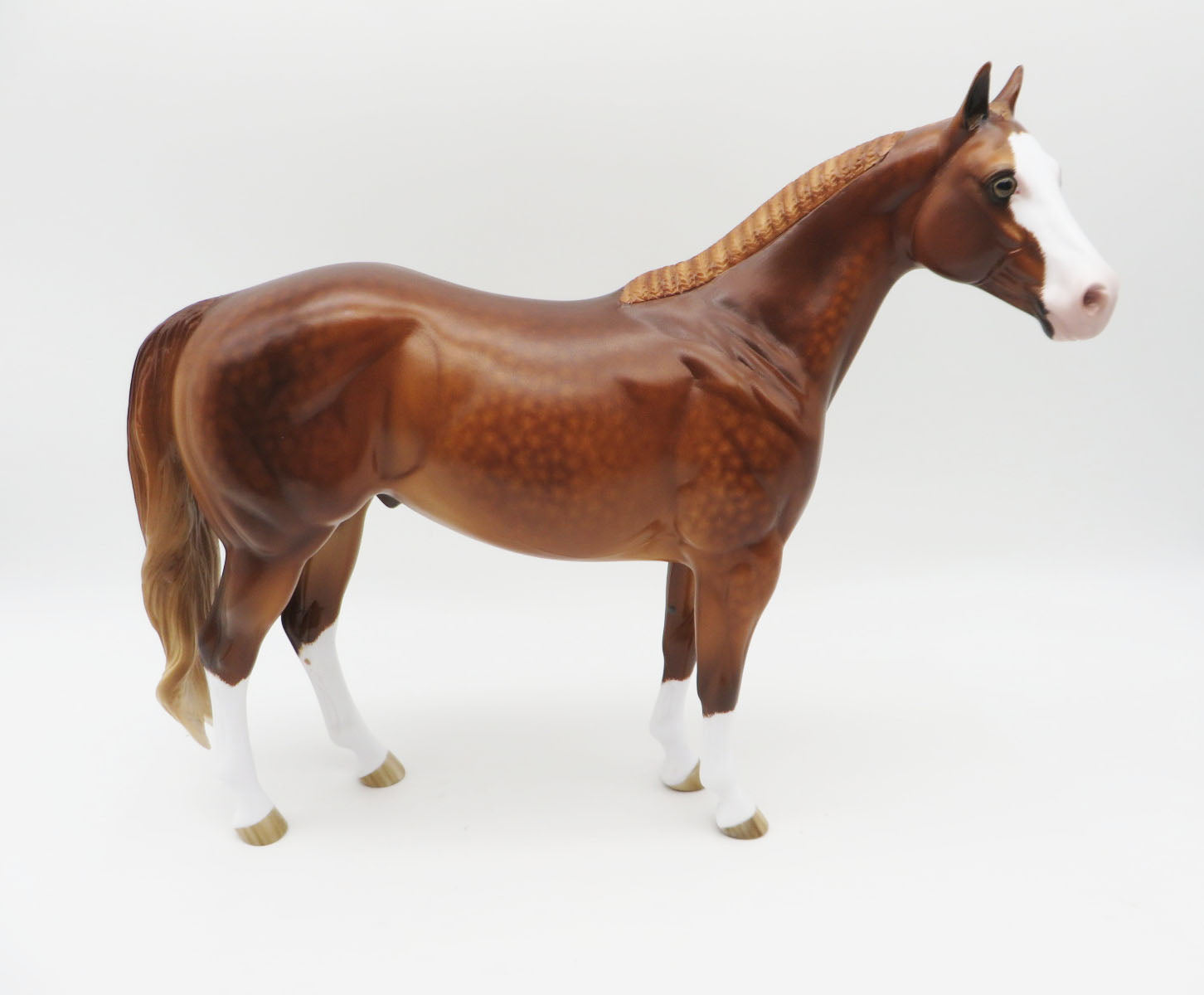 Ike - OOAK - Chestnut Ideal Stock Horse by Sheryl Leisure - Best Offers 1/9/23