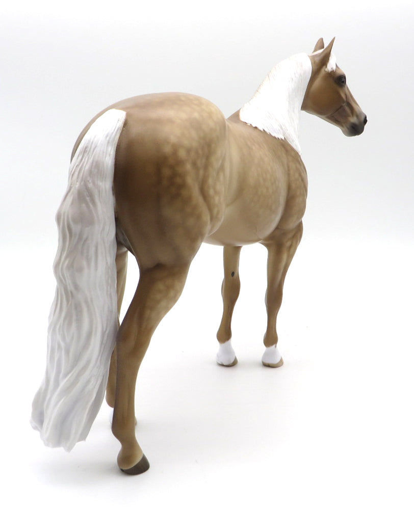 I&#39;ll Take you There-OOAK Dapple Palomino ISH Painted by Sheryl Leisure 10/25/21