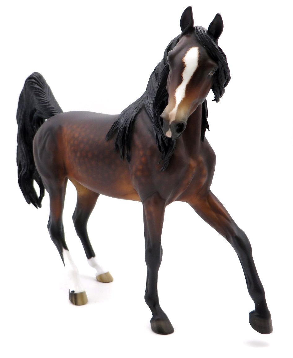 IMA VIP GIRL-OOAK DAPPLE BAY ARABIAN MARE BY SHERYL LEISURE 1/17/21