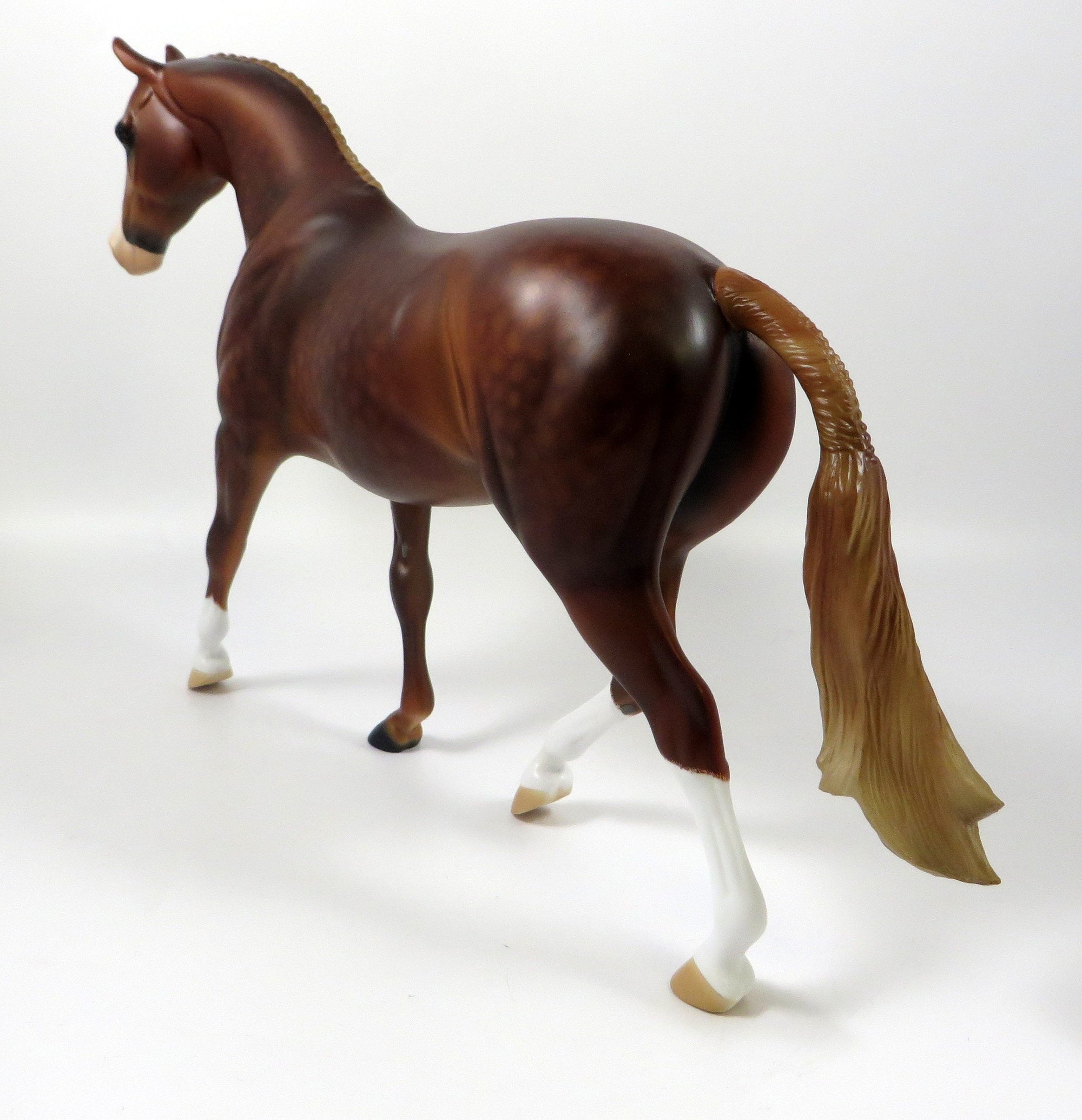 WRAP ME UP-OOAK DAPPLE CHESTNUT PONY MODEL HORSE BY AUDREY DIXON 8/1/19
