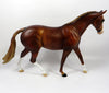 WRAP ME UP-OOAK DAPPLE CHESTNUT PONY MODEL HORSE BY AUDREY DIXON 8/1/19