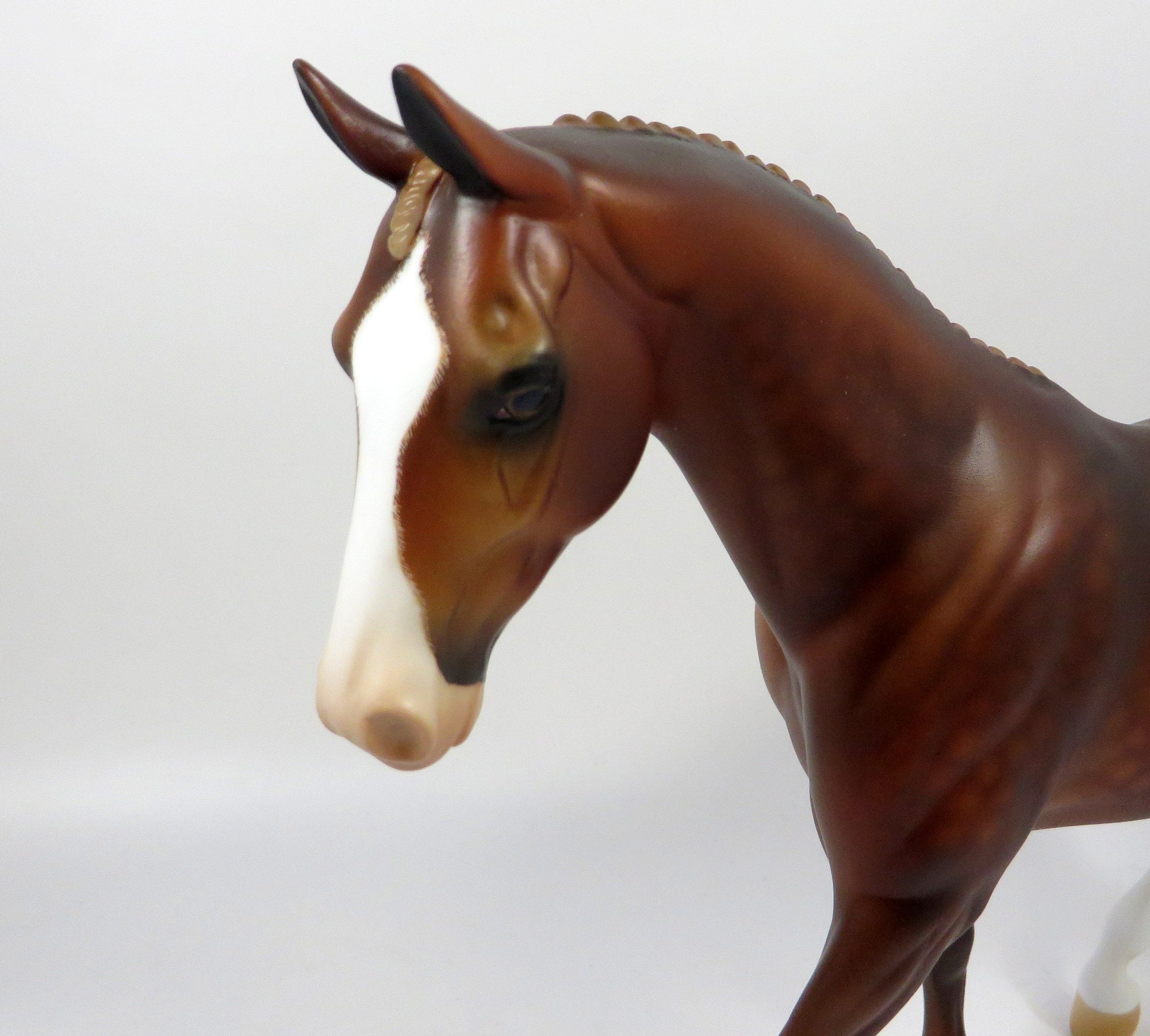 WRAP ME UP-OOAK DAPPLE CHESTNUT PONY MODEL HORSE BY AUDREY DIXON 8/1/19