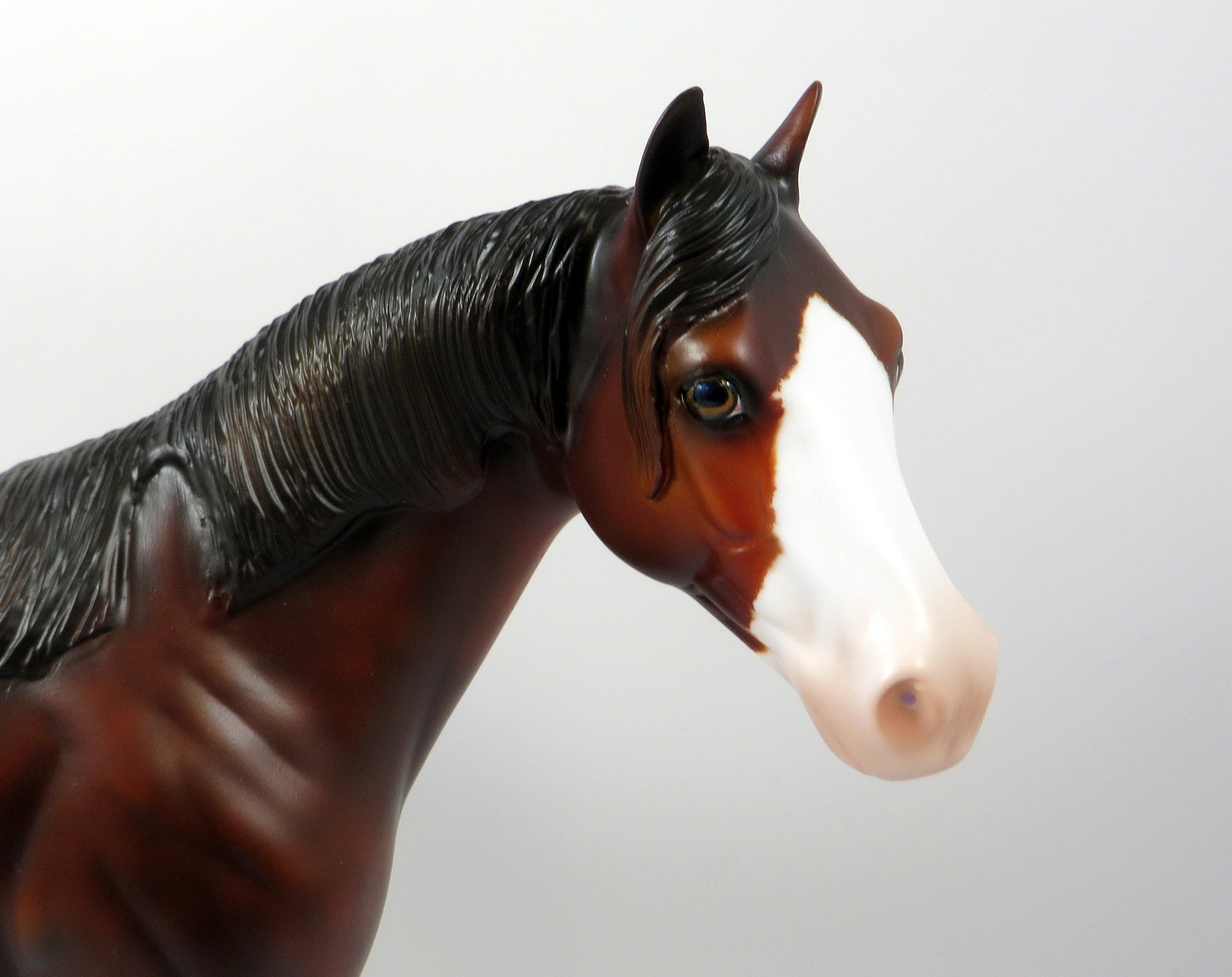 FOXY BAE-OOAK DAPPLE BAY ISH MODEL HORSE BY MISSY FOX 8/1/19