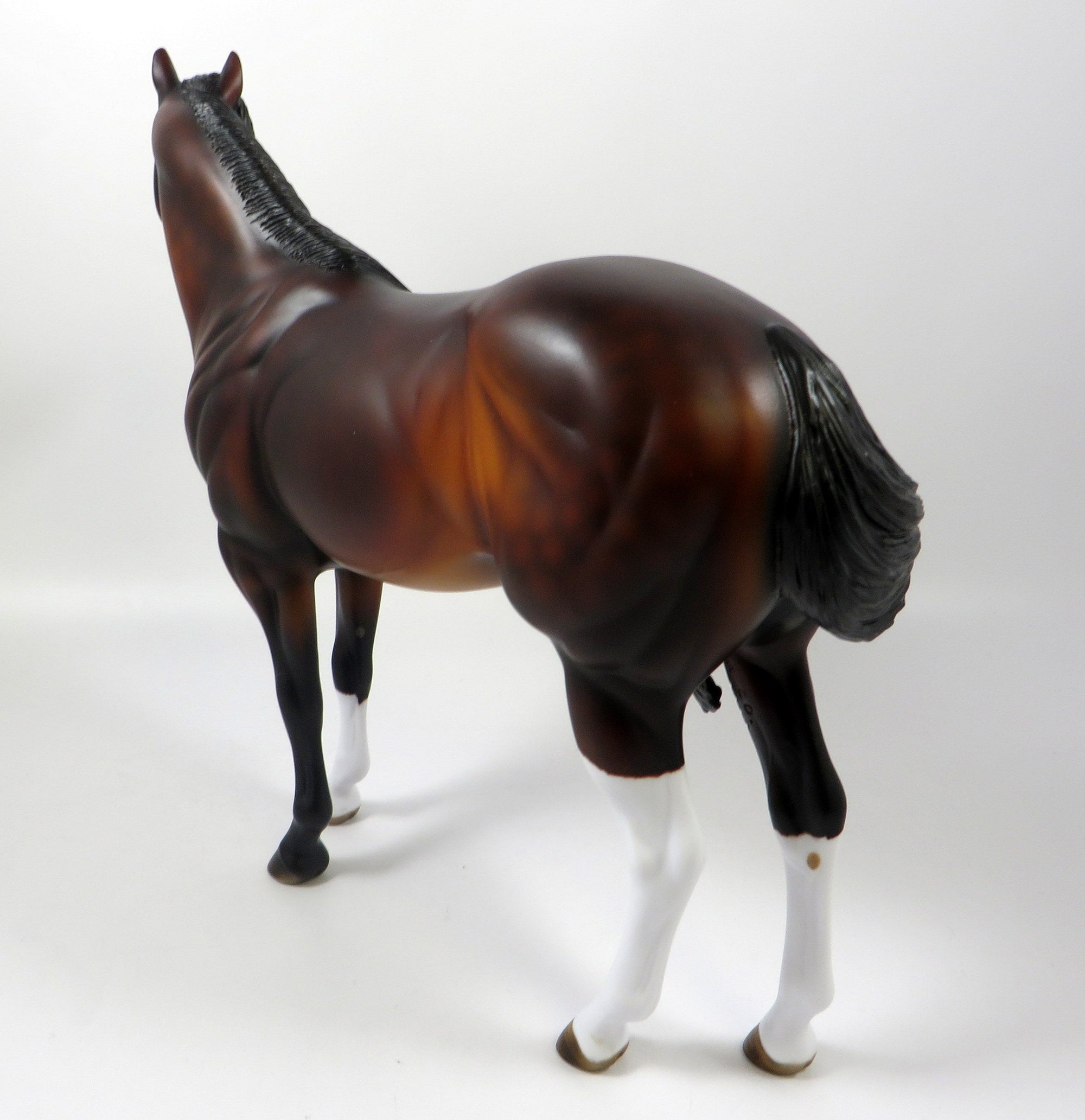 FOXY BAE-OOAK DAPPLE BAY ISH MODEL HORSE BY MISSY FOX 8/1/19