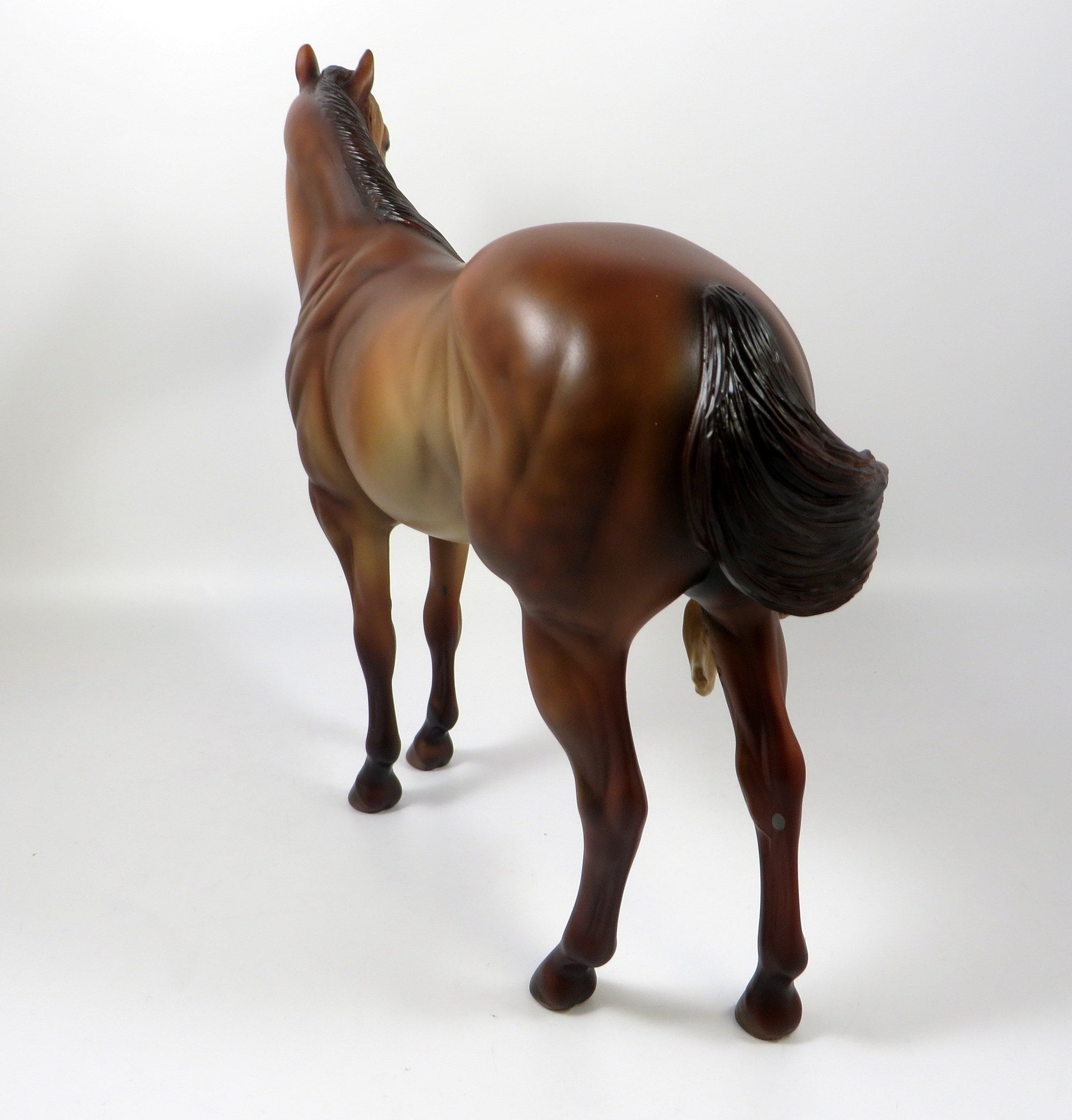 FOXY IN LEATHER-OOAK DAPPLE CHESTNUT ISH BY MISSY FOX 8/1/19