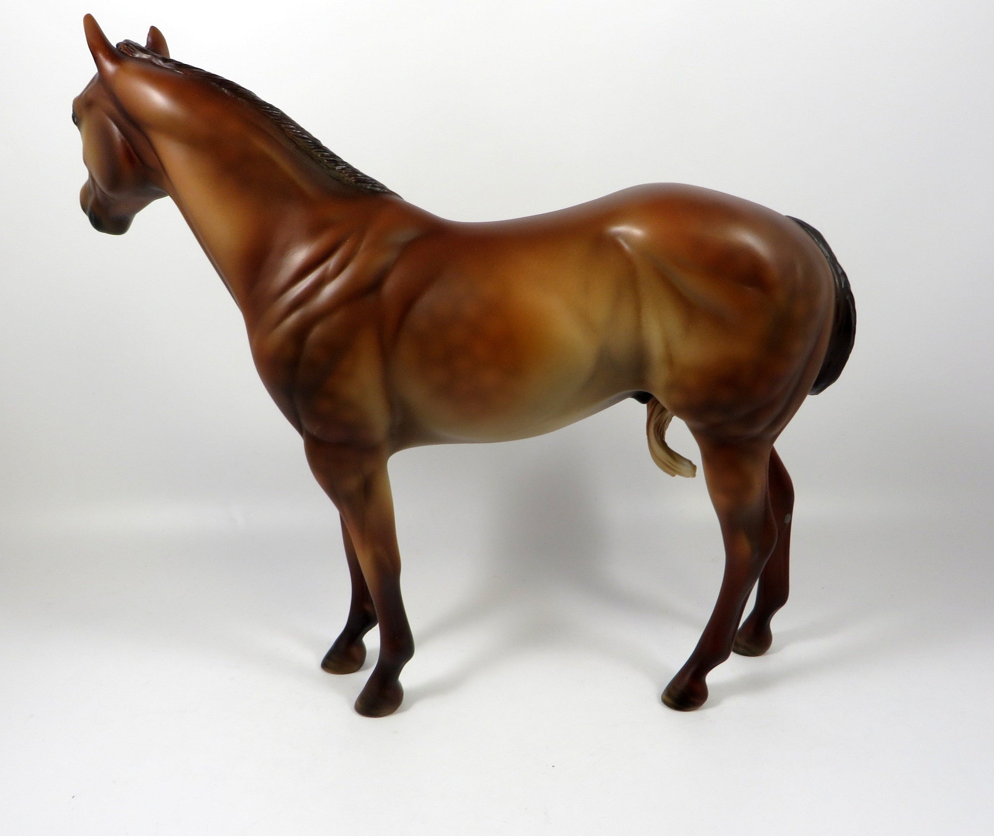 FOXY IN LEATHER-OOAK DAPPLE CHESTNUT ISH BY MISSY FOX 8/1/19