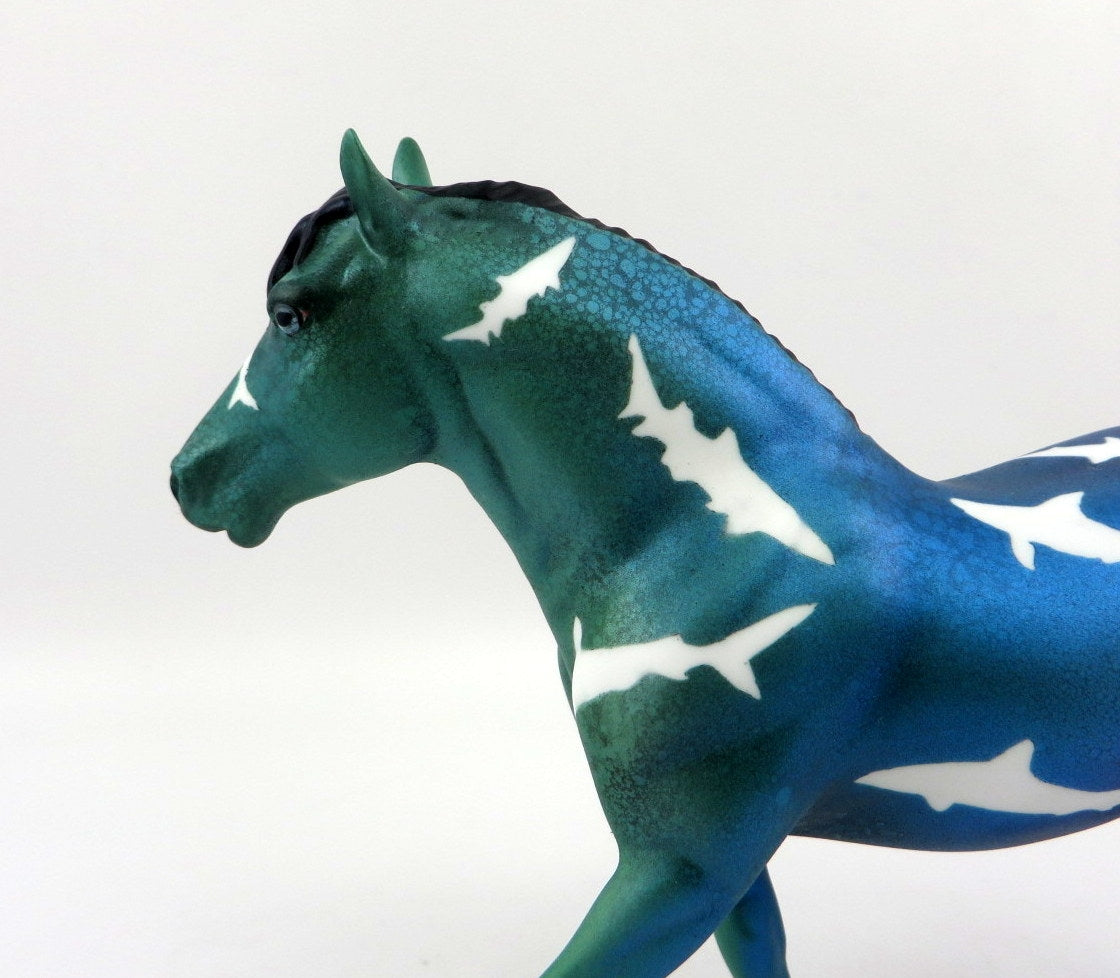 DEEP BLUE SEA-OOAK SHARK WEEK PEBBLES DRAFTER BY JAS 8/7/2020