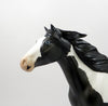 CALIMERO-OOAK BLACK PAINT SPANISH MUSTANG MODEL HORSE 8/5/19