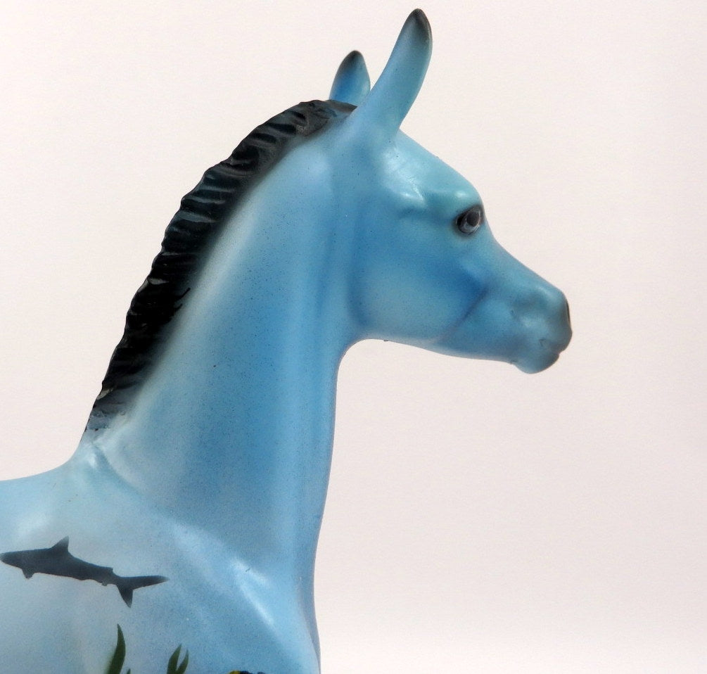 SHARKEY-OOAK DECORATOR FOAL SHARK WEEK BY DAWN QUICK 8/7/20