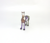 FLAMBEAUX - OOAK MARDI GRAS DECORATOR DRAFTER CHIP MODEL HORSE BY AMANDA HOSTETLER  3-5-19