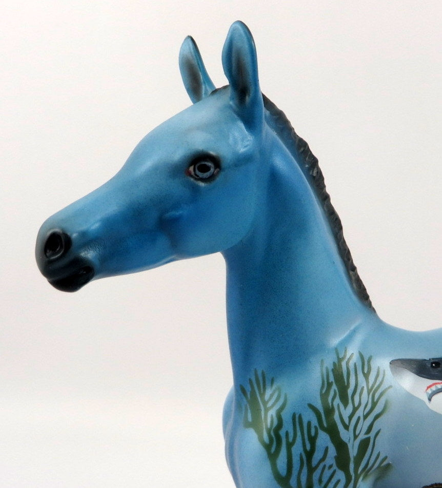SHARKEY-OOAK DECORATOR FOAL SHARK WEEK BY DAWN QUICK 8/7/20