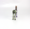 FLAMBEAUX - OOAK MARDI GRAS DECORATOR DRAFTER CHIP MODEL HORSE BY AMANDA HOSTETLER  3-5-19