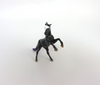 VOO DOO- OOAK MARDI GRAS DECORATOR REARING CHIP BLACK BY AMANDA HOSTETLER 3-5-19