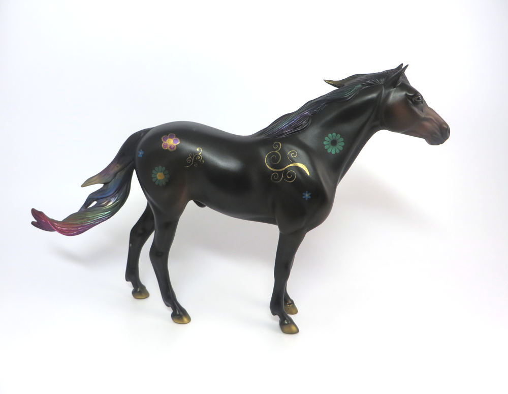 URIEL -- OOAK MUSTANG DECORATOR BY AMANDA HOSTETLER  3-8-19